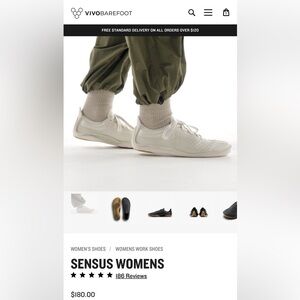 Vivo barefoot Sensus women shoes. Cream